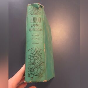 Green Gardening Book Antique